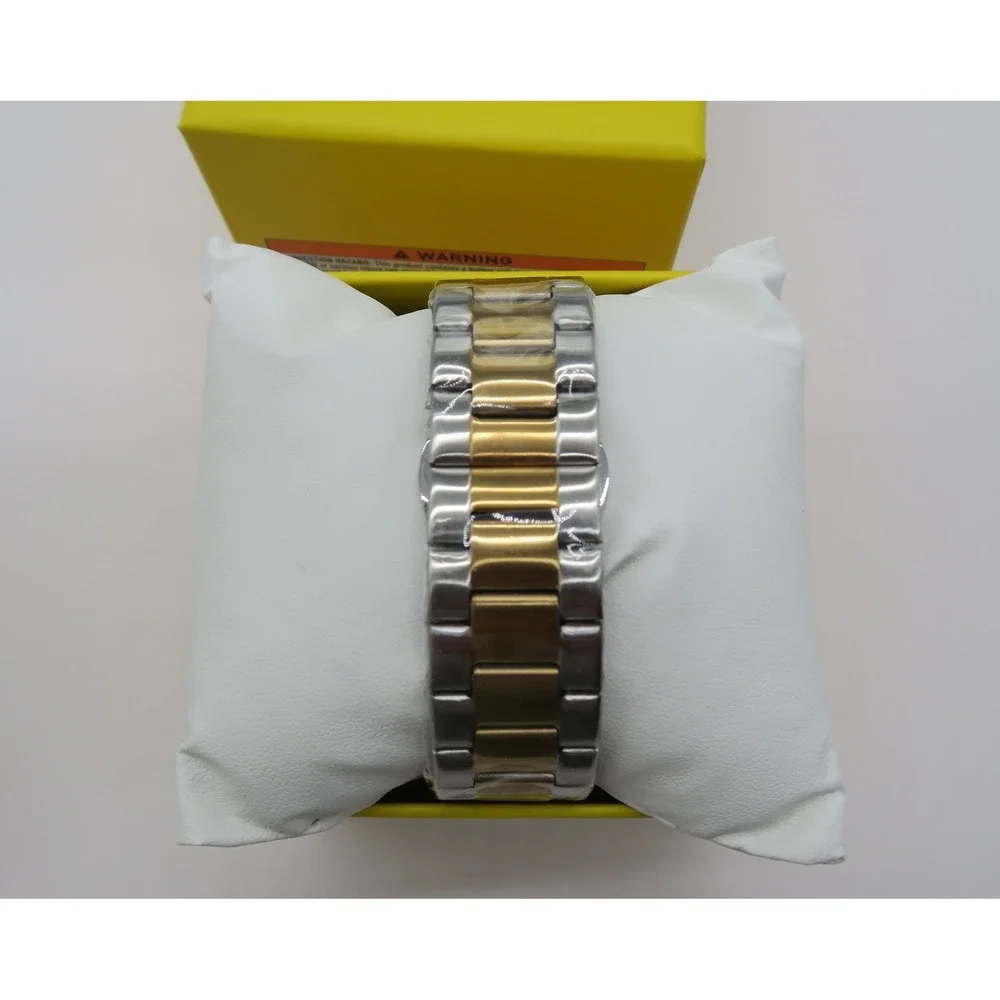 Invicta Specialty Mens Watch Two Tone Gold Silver Green Dial 39038 New in Box